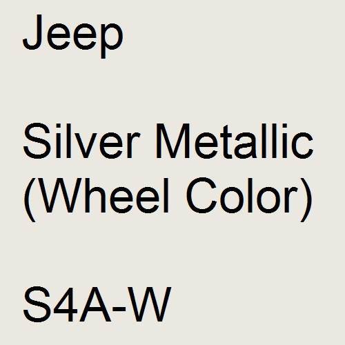Jeep, Silver Metallic (Wheel Color), S4A-W.